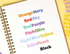 Paperian Roly Poly Alphabets & Numbers Sticker