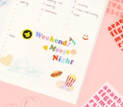 Paperian Roly Poly Alphabets & Numbers Sticker