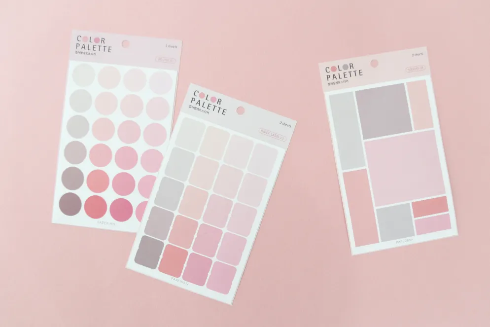 Paperian Colour Palette Stickers - Index