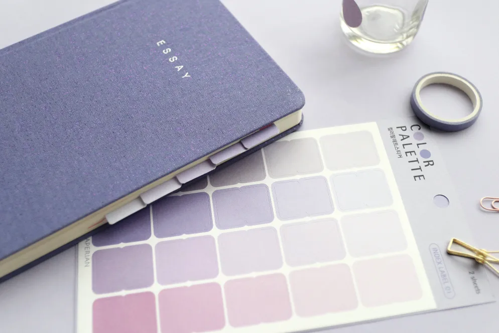 Paperian Colour Palette Stickers - Index