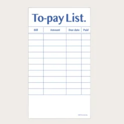 Paperian Lists To Live by Memo Pad [8 Styles]