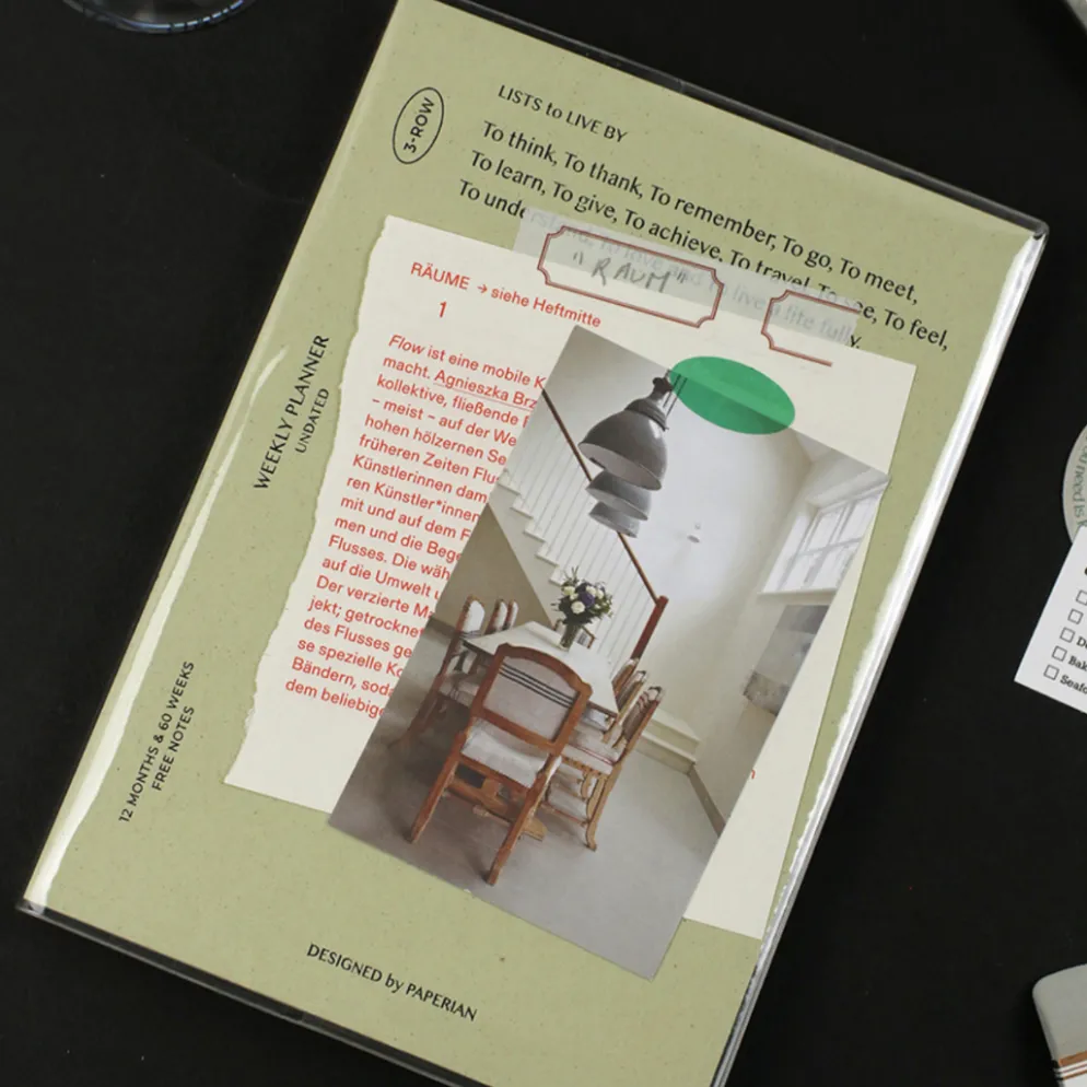 Paperian Lists To Live By Undated Planner