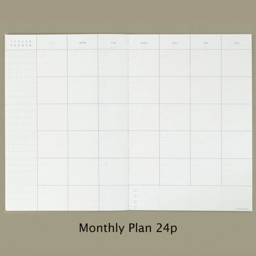 Paperian Lists To Live By Undated Planner