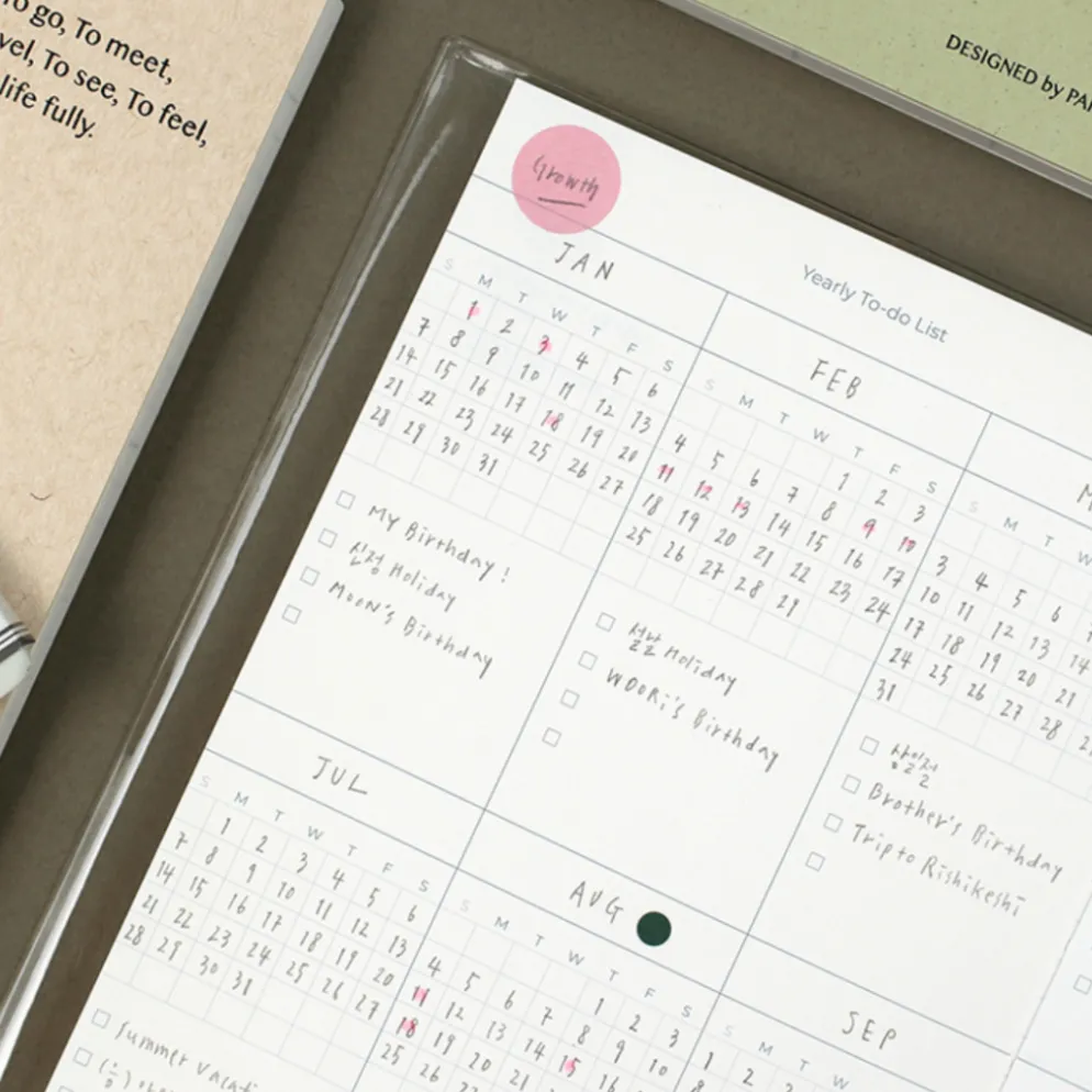 Paperian Lists To Live By Undated Planner