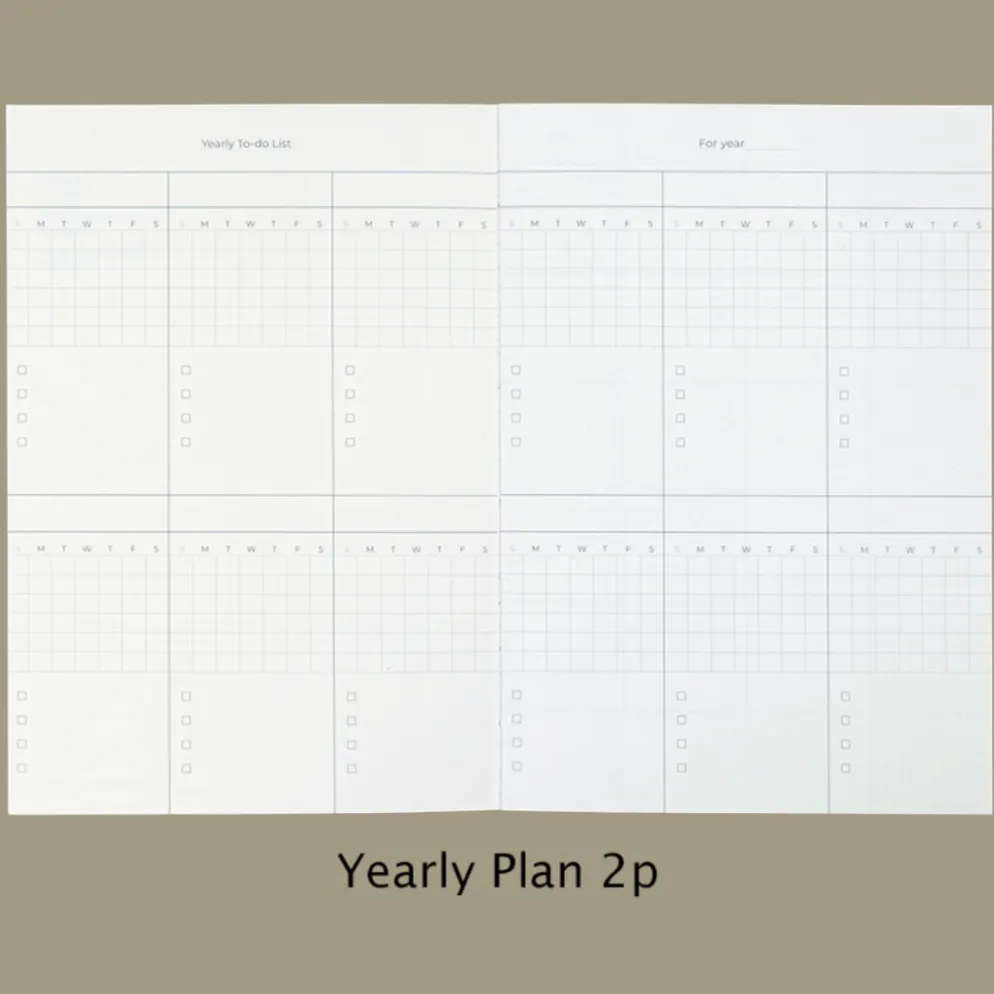 Paperian Lists To Live By Undated Planner