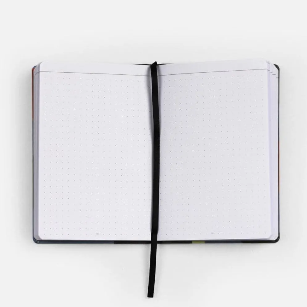 Papier Tigre Canvas Notebook (A6, Dot-Grid) - Clouds