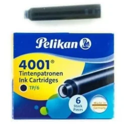Pelikan 4001 Fountain Pen Ink Cartridges (Pack of 6)