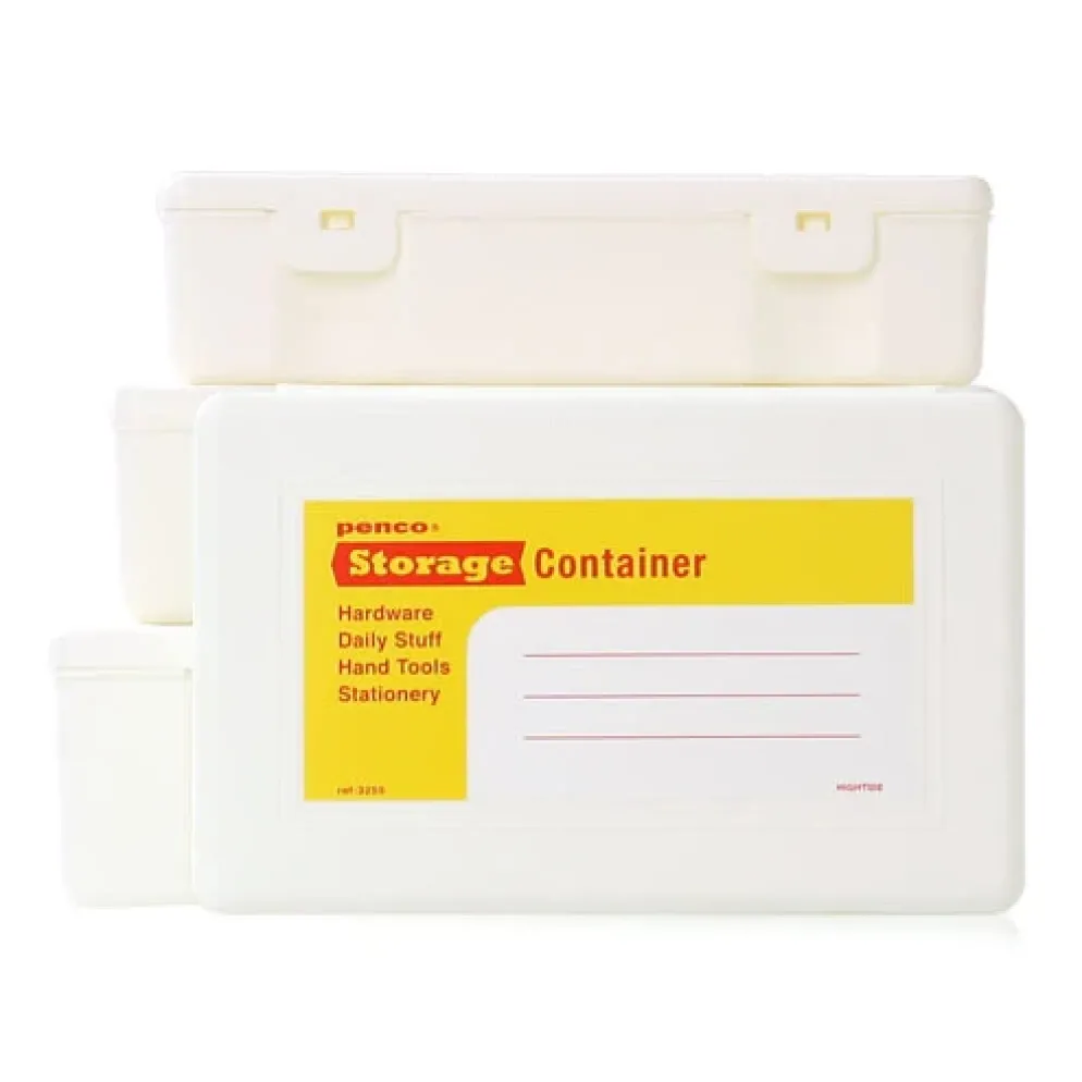 Penco Stackable Storage Containers – Set of 4 Retro Organiser Boxes