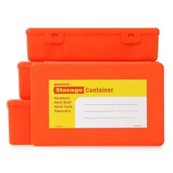 Penco Stackable Storage Containers – Set of 4 Retro Organiser Boxes
