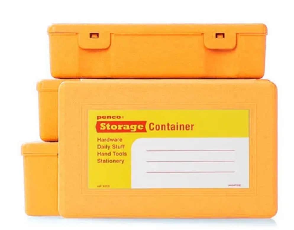 Penco Stackable Storage Containers – Set of 4 Retro Organiser Boxes