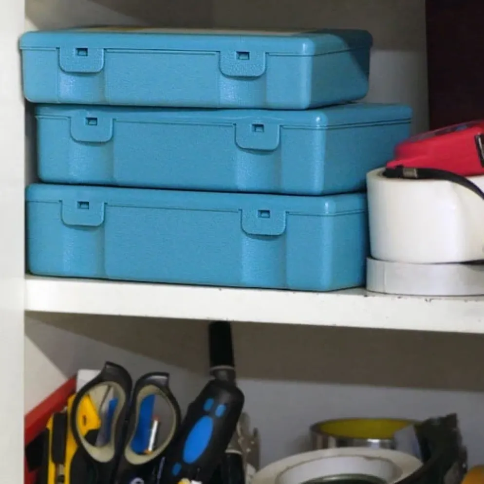 Penco Stackable Storage Containers – Set of 4 Retro Organiser Boxes