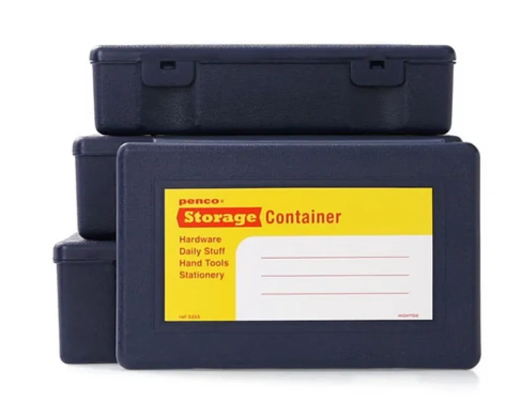 Penco Stackable Storage Containers – Set of 4 Retro Organiser Boxes