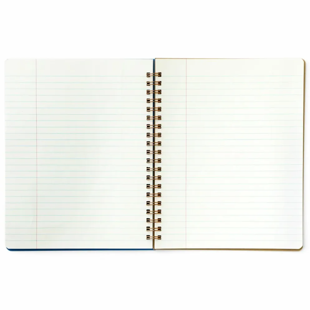 Penco Composition Notebook (L) – Spiral Bound, 7mm Ruled, 80 Sheets, A5
