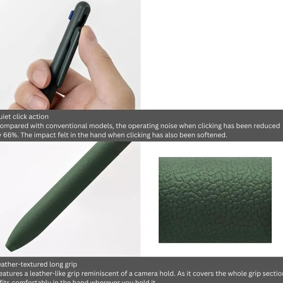Pentel Calme Relaxed Forest Series Multifunction Ballpoint Pen – 0.5mm Limited Edition