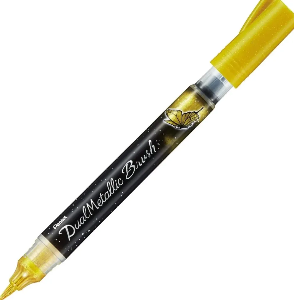 Pentel Dual Metallic Brush Pen
