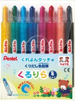 Pentel Kurikura Pen 8 Colours
