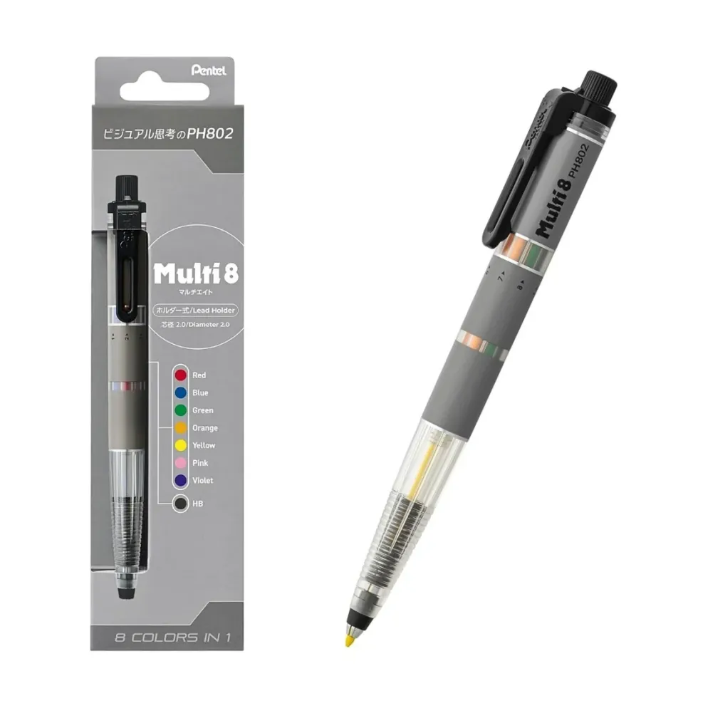 Pentel Multi 8 Mechanical Pencil – 8 Colour Lead Holder