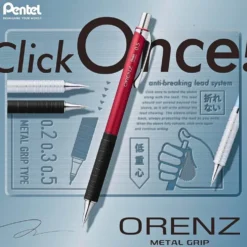 Pentel Orenz Metal Grip Mechanical Pencil
