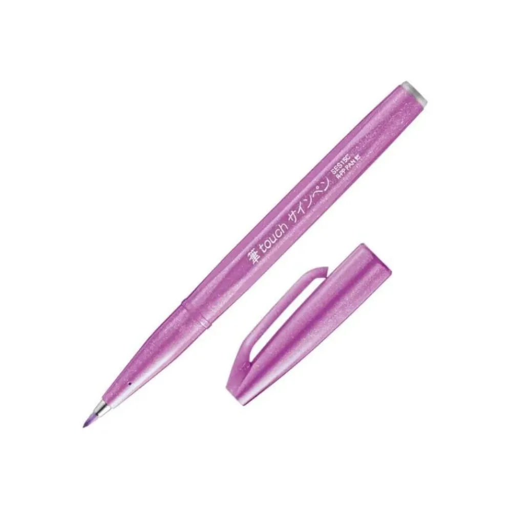 Pentel Touch Brush Sign Pen Pastel Colours