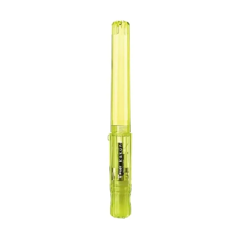 Pilot Kakuno Family Series Fountain Pen – Fine or Medium Nib, Colourful Transparent Barrel