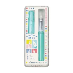 Pilot Kakuno Family Series Fountain Pen – Fine or Medium Nib, Colourful Transparent Barrel