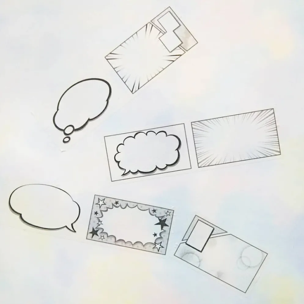 Planner Masking Tape - Comic Strip