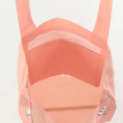 Playful Peach Cat Cotton Tote Bag [A4 Size]