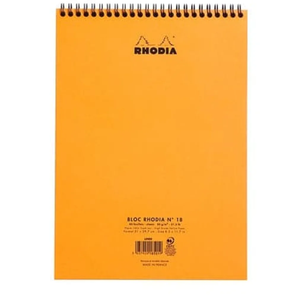 Rhodia Classic Wirebound Notepad (A4, Lined)