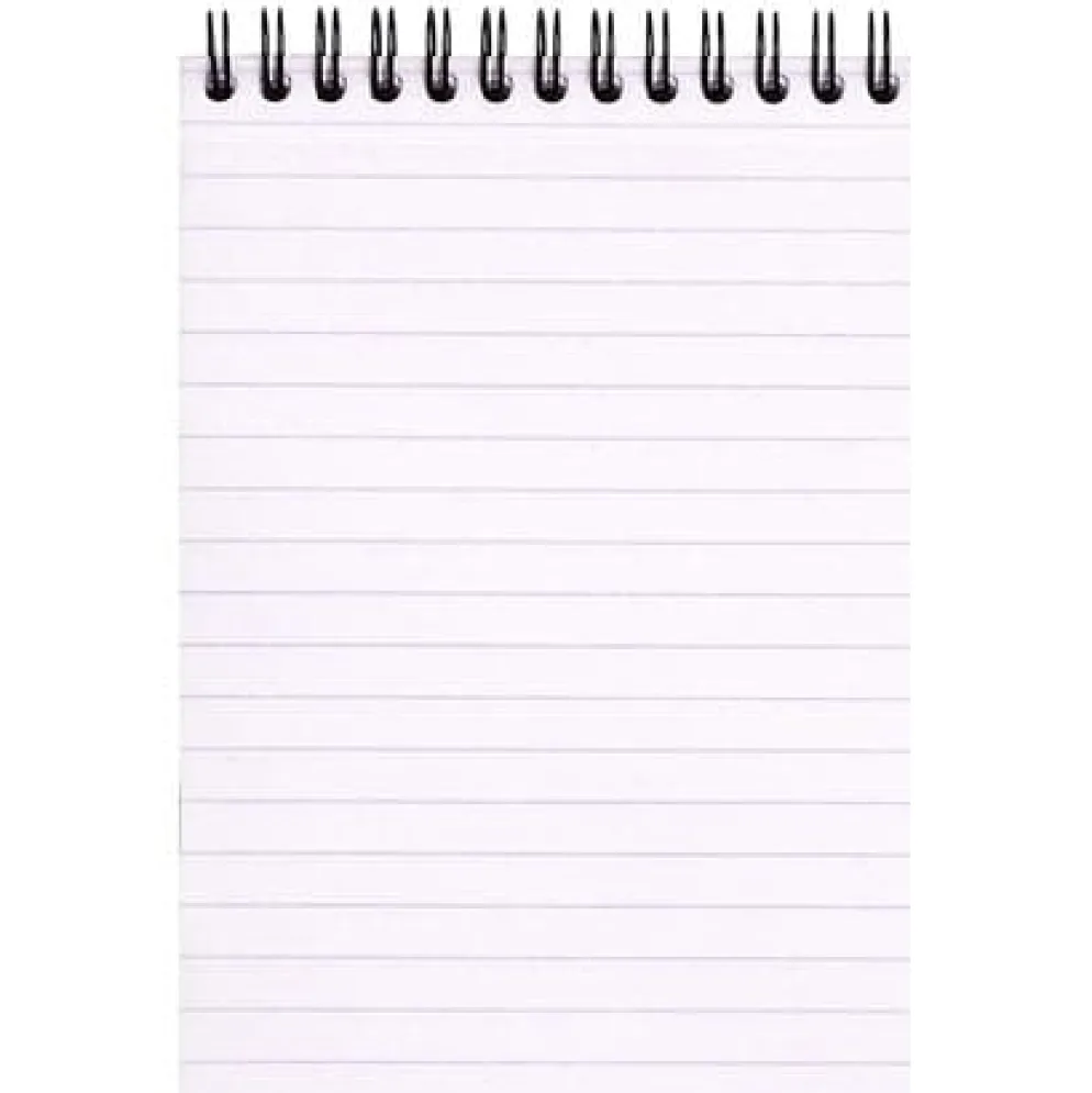 Rhodia Classic Wirebound Notepad (A7, Lined) - Black