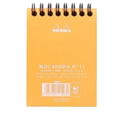 Rhodia Classic Wirebound Notepad (A7, Dot Grid)