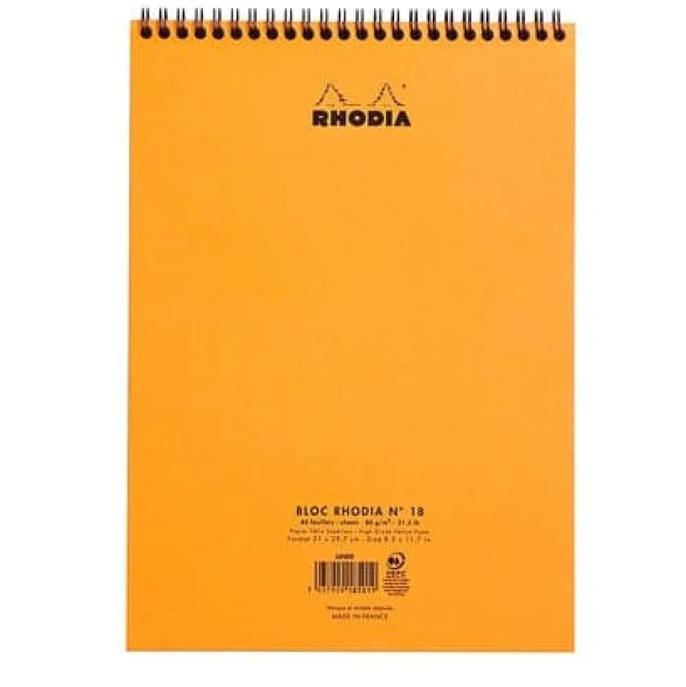 Rhodia Classic Wirebound Pad (A4, Graph)