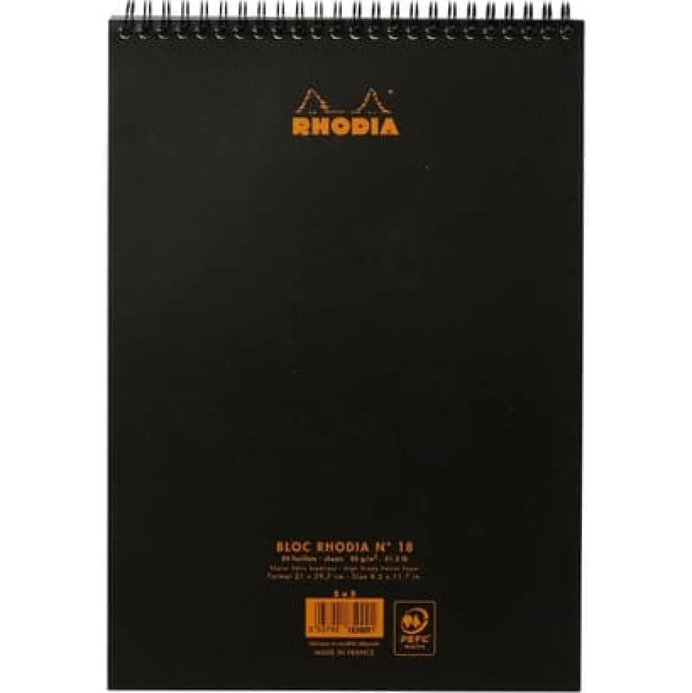 Rhodia Classic Wirebound Pad (A4, Graph)