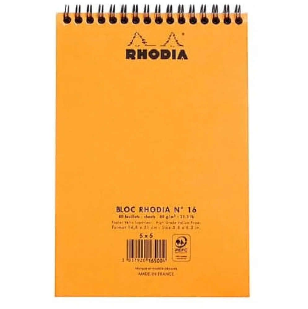 Rhodia Classic Wirebound Pad (A5, Graph)