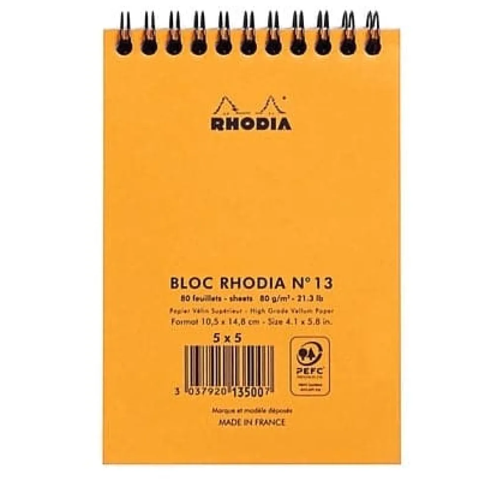 Rhodia Classic Wirebound Pad (A6, Graph)