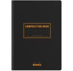 Rhodia Composition Book (A5, Grid) - Black
