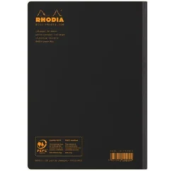 Rhodia Composition Book (A5, Grid) - Black