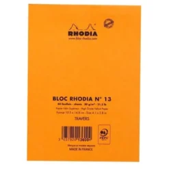 Rhodia No. 13 Head Stapled Pad (A6, Lined)