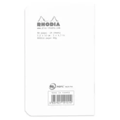 Rhodia Side-Stapled Notebook (A7, Grid)