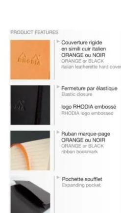 Rhodia Webnotebook A6 -- Black : Blank