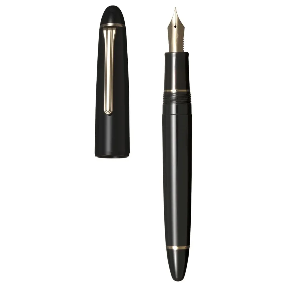 Sailor 1911 Large Casual Fountain Pen with Gold Trim Steel Nib