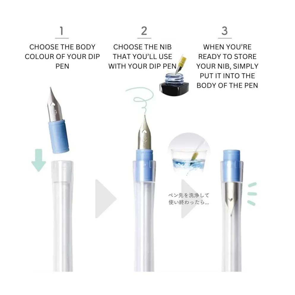 Sailor Hocoro Dip Pen Barrel Translucent