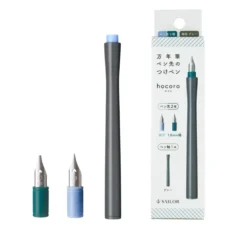 Sailor Hocoro Grey Dip Pen with two Nibs - Fine and 1mm