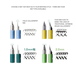 Sailor Hocoro White Dip Pen with 2mm Nib