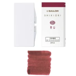 Sailor Shikiori Fountain Pen Ink Cartridges (Pack of 3)