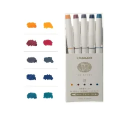 Sailor Shikiori Twin Brush Pen Four Seasons [Set of 5]