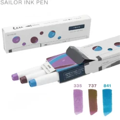 Sailor Watercolour Dual Tip Ink Pens — set of 3