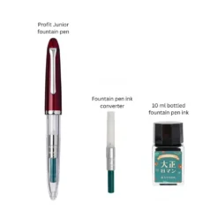 Sailor Profit Junior + 10 Fountain Pen Set - Retro, MF Nib