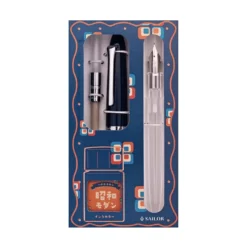 Sailor Profit Junior + 10 Fountain Pen Set - Retro, MF Nib