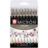 SAKURA Pigma Micron 05 Wallet, Set of 9 - Colours