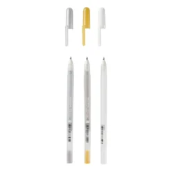 Sakura Gelly Roll Mixed, Gold Silver White - Set of 3